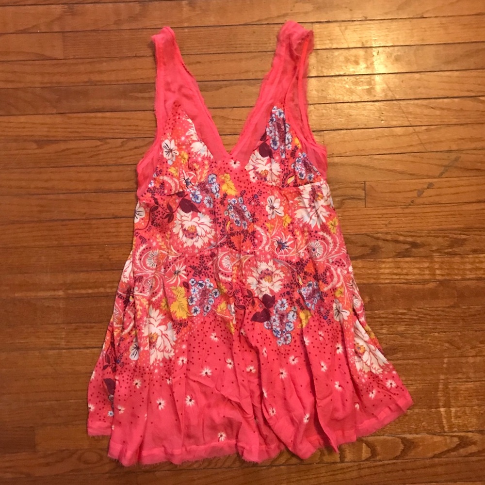 Intimately Free People grapefruit tank top boho S